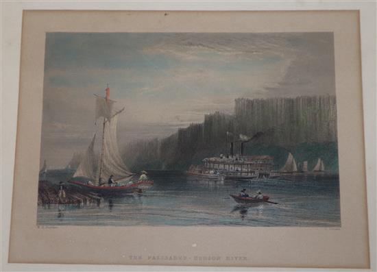 William Henry Bartlett, 15 aquatinted engravings from American scenery: or Land, Lake, and River Illustrations of Transatlantic Nature,